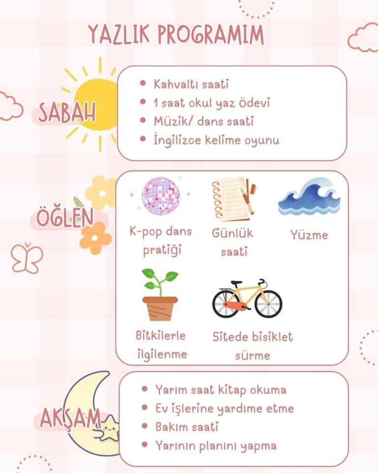 Yaz Tatilinde Çocukların Rutini Nasıl Olmalı?